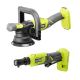 RYOBI ONE+ 18V 5 in. Variable Speed Dual Action Polisher with ONE+ 18V Cordless 1/4 in. 4-Position Ratchet (Tools Only) PBF100B-PRC01B