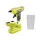 RYOBI ONE+ 18V Cordless Compact Glue Gun (Tool Only) with 24-Pack 5/16 in. x 6 in. Mini Glue Sticks P306-A1932401