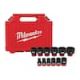 Milwaukee SHOCKWAVE 3/8 in. Drive SAE 6 Point Impact Socket Set (12-Piece) 49-66-7005