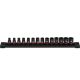 Milwaukee SHOCKWAVE 3/8 in. Drive Metric 6 Point Impact Socket Set (14-Piece) 49-66-7007