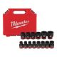Milwaukee SHOCKWAVE 1/2 in. Drive Metric 6 Point Impact Socket Set (14-Piece) 49-66-7013