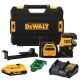 DEWALT 20V Max Cordless Lithium-Ion Green Cross-Line Laser Level Kit, (1) 2.0Ah Battery, Charger, and TSTAK Case DCLE34520G