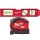 Milwaukee 7 in. Billet Torpedo Level with 25 ft. Compact Auto Lock Tape Measure 48-22-5107-48-22-6825
