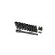 Crescent X6 3/8 in. Drive Pass-Thru Universal/Spline Standard SAE/Metric Ratchet and Socket Set (25-Piece) CX6PT25