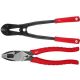 Milwaukee 18 in. Bolt Cutter with 3/8 in. Maximum Cut Capacity and High Leverage Lineman's Pliers with Crimper 48-22-4018-48-22-6100