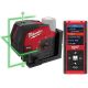 Milwaukee M12 12-Volt Lithium-Ion Cordless Green 125 ft. Cross Line & Plumb Points Laser Level (Tool-Only) w/ Laser Distance Meter 3622-20-48-22-9802