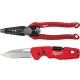 Milwaukee 9 in. 7-in-1 Combination Wire Stripper Cutting Pliers with FASTBACK 5-in-1 Folding Knife 48-22-3078-48-22-1540