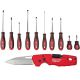 Milwaukee Screwdriver Set with FASTBACK 5-in-1 Folding Knife with 3 in. Blade (11-Piece) 48-22-2710-48-22-1540