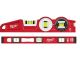 Milwaukee 10 in. 360° Locking Die Cast Torpedo Level with 24 in. Magnetic I-Beam Level (2-Piece) 48-22-5210-MLIBM24