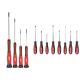 Milwaukee 4-Piece Precision Screwdriver Set with 8-Piece Screwdriver Kit with Square (12-Piece) 48-22-2604-48-22-2718