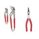 Milwaukee 6 in. and 10 in. Comfort Grip Straight Jaw Pliers Set with 8 in. Comfort Grip Long Nose Pliers 48-22-6330-48-22-6101