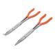 Crescent 13 in. X2 Double Compound Long Reach Long Nose Plier Set with Dipped Handles (2-Piece) PSX204C-06