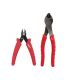 Milwaukee 4.75 in. Mini Flush Cutting Pliers and 8 in. Diagonal-Cutting Plier with Angled Head (2-Piece) 48-22-6105-48-22-6128