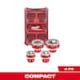 Milwaukee 1/2 in. - 1-1/4 in. Alloy NPT Compact Forged Aluminum Die Head PACKOUT Kit 48-36-1063