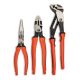Crescent Z2 Mixed Pliers Set with Dual Material Grips (3-Piece) Z2SET3CG-06