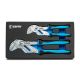 Capri Tools 7 in. and 10 in. Adjustable Pliers Wrench Set with Smooth Parallel Jaws and Soft Grip Handle CP22300MT