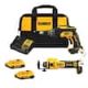 DEWALT 20-Volt Lithium-Ion Cordless Brushless Screwgun and Cut-Out Combo Kit with (2) 2.0Ah Batteries, Charger and Bag DCK265D2