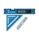 Empire 16 in. True Blue Digital Box Level with 8 in. True Blue Magnetic Billet Torpedo Level and 7 in. Aluminum Rafter Square E105.16.EM71.8-E2994