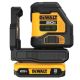 DEWALT 20V MAX Lithium-Ion Cross Line Laser Level Kit with 2.0Ah Battery, Charger and Case DCLE34021D1