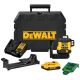 DEWALT 20-V Lithium-Ion 3-Plane Beam 360° 130 ft. Laser Level Kit with 2.0Ah Battery, Charger, and Case DCLE34031D1