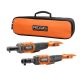RIDGID 18V Brushless Cordless 2-Tool Combo Kit with 3/8 in. Ratchet, 1/4 in. Ratchet, and Bag (Tools Only) R96011SBN