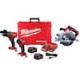 Milwaukee M18 FUEL 18-V Lithium-Ion Brushless Cordless Hammer Drill and Impact Driver Combo Kit (2-Tool) w/6-1/2 in. Circular Saw 3697-22-2630-20