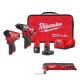 Milwaukee M12 FUEL 12-Volt Li-Ion Brushless Cordless Hammer Drill and Impact Driver Combo Kit (2-Tool) with M12 Multi-Tool 3497-22-2426-20