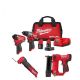 Milwaukee M12 FUEL 12-Volt Cordless Hammer Drill and Impact Driver with M12 23-Gauge Pin Nailer and M12 FUEL Multi-Tool Combo Kit 3497-22-2540-20-2526-20