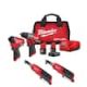 Milwaukee M12 FUEL 12-Volt Li-Ion Cordless Hammer Drill/Impact Driver/3/8 in. Ratchet Combo Kit (3-Tool) with M12 1/4 in. Ratchet 3497-22-2567-20-2566-20