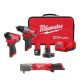 Milwaukee M12 FUEL 12-Volt Li-Ion Brushless Cordless Hammer Drill/Impact Combo Kit (2-Tool) with Right Angle Impact Wrench 3497-22-2564-20