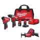 Milwaukee M12 FUEL 12-Volt Lithium-Ion Brushless Cordless Hammer Drill and Impact Driver Combo Kit (2-Tool) with HACKZALL 3497-22-2520-20