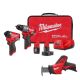 Milwaukee M12 FUEL 12-Volt Li-Ion Brushless Cordless Hammer Drill and Impact Driver Combo Kit (2-Tool) with M12 HACKZALL 3497-22-2420-20