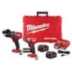 Milwaukee M18 FUEL 18V Lithium-Ion Brushless Cordless Surge Impact and Hammer Drill Combo Kit (2-Tool) w/(2) 5.0Ah Batteries 3699-22