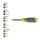 RYOBI 11-in-1 Multi-bit Screwdriver with Cushion Grip Handle RHSDM1101