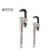Milwaukee 14 in. and 12 in. Aluminum Pipe Wrench Set (2-Piece) 48-22-7214-48-22-7212