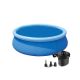 12 ft. Round 30 in. Deep Inflatable Pool, Outdoor Garden Water Sport Included Pump HG-LKW1-3953