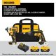 DEWALT 20V MAX Lithium-Ion Cordless Brushless Screwgun and Impact Combo Kit (2-Tool) with (2) 5.0Ah Batteries, Charger and Bag DCK268P2