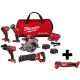Milwaukee M18 FUEL 18-Volt Lithium-Ion Brushless Cordless Combo Kit (5-Tool) with M18 FUEL Brushless Oscillating Multi-Tool 3697-25-2836-20