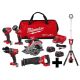 Milwaukee M18 FUEL 18-Volt Lithium-Ion Brushless Cordless Combo Kit (5-Tool) with M18 Rocket Light 3697-25-2131-20