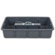 AMERICAN BUILT PRO Professional Grade 25 in. Gray Polyethylene Tote Tray with 6-Dividers T1075P1