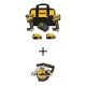 DEWALT 20V MAX XR Hammer Drill and ATOMIC Impact Driver Cordless Combo Kit (2-Tool) and 6-1/2 in. Circ Saw w/(2) 4Ah Batteries DCK2050M2WCS565