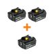 Makita 18V LXT Lithium-Ion Battery Pack 3.0Ah and 18V LXT Battery Pack 3.0Ah with bonus 18V LXT Battery Pack 3.0Ah BL1830B-2BL1830