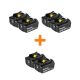 Makita 18V LXT Lithium-Ion Battery 3.0Ah (2-Pack) and 18V LXT Battery 3.0Ah (2-Pack) with bonus 18V LXT Battery 3.0Ah (2-Pack) BL1830B-2-18302