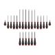 TEKTON High-Torque Black Oxide Blade Screwdriver Set, 22-Piece (#0-#3,1/8-5/16 in., T10-30) DRV41236