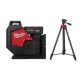 Milwaukee M12 Green 360-Degree Single Plane Laser Kit with 72 in. Adjustable Laser Level Tripod 3631-21-48-35-1411