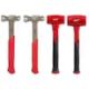 Milwaukee Dead Blow and Ball Peen Hammer Set (4-Piece) 48-22-9130-9131-9150-9151