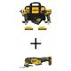 DEWALT ATOMIC 20-Volt MAX Lithium-Ion Cordless Combo Kit (2-Tool) and ATOMIC Oscillating Tool with (2) 2Ah Batteries & Charger DCK225D2WCS354B