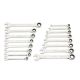 Husky SAE and Metric Ratcheting Wrench Set (16-Piece) HRW16PCSM