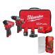 Milwaukee M12 FUEL 12-Volt Cordless Hammer Drill/Impact Driver Combo Kit (2-Tool) W/ Impact Duty Titanium Drill Bit Set (15-Piece) 3497-22-48-89-4670