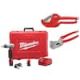 Milwaukee M12 Cordless ProPEX Expansion Tool Kit with (2) 1.5Ah Batteries, (3)Expansion Heads, 2-3/8 in. and 1 in. Pipe/PEX Cutter 2432-22-48-22-4215-48-22-4204